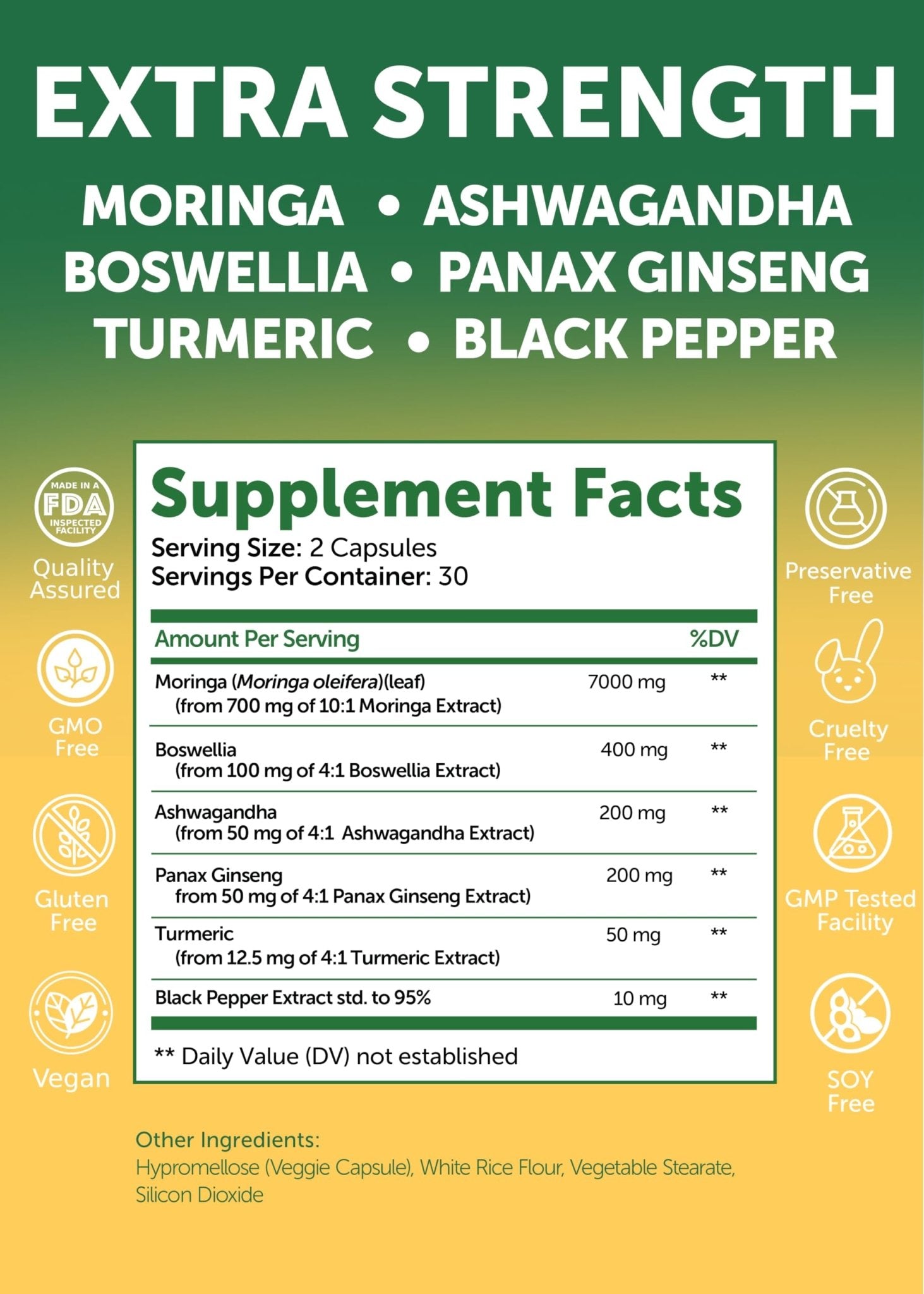 Lunakai USA Made Moringa & Sea Moss Capsules Bundle – 6-in-1 & 16-in-1 Advanced Blends – 60 Non-GMO Veggie Capsules Each - Maple Wellness Supplements