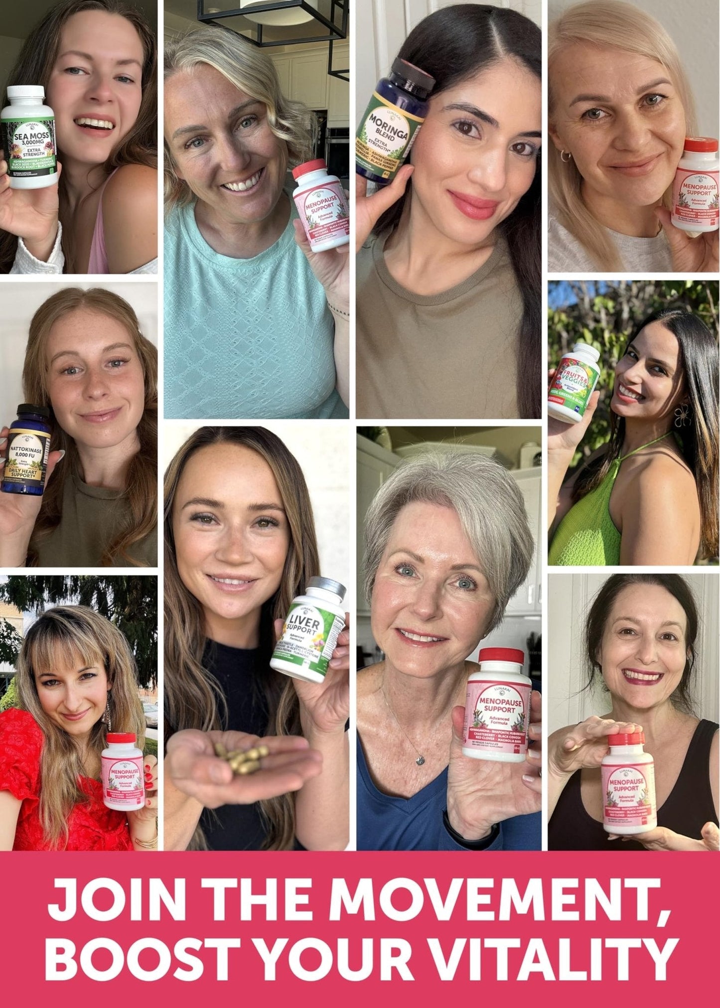 Lunakai USA Made Natural Menopause Supplements for Women – 13-in-1 Menopause Relief for Hot Flashes, Night Sweats, Sleep & Mood Support, 60ct - Maple Wellness Supplements