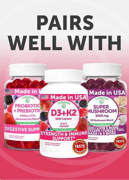Lunakai USA Made Natural Menopause Supplements for Women – 13-in-1 Menopause Relief for Hot Flashes, Night Sweats, Sleep & Mood Support, 60ct - Maple Wellness Supplements