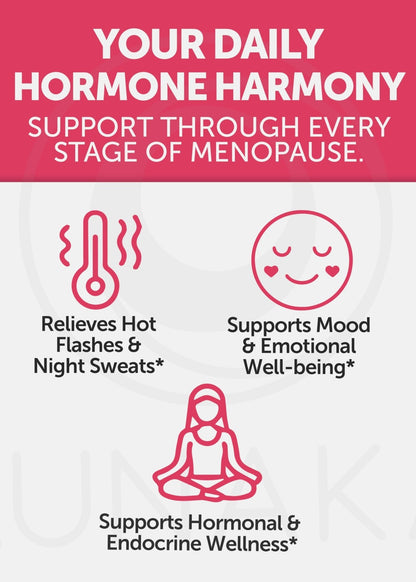 Lunakai USA Made Natural Menopause Supplements for Women – 13-in-1 Menopause Relief for Hot Flashes, Night Sweats, Sleep & Mood Support, 60ct - Maple Wellness Supplements
