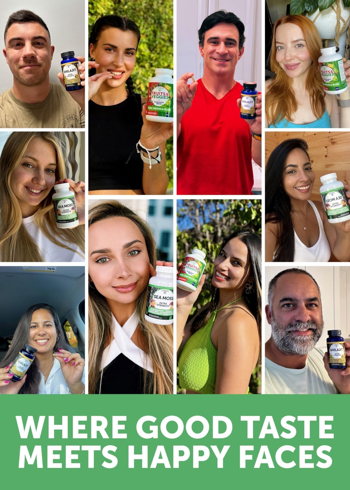 Lunakai USA Made Superfood Fruits & Veggies Supplement & Irish Sea Moss Bundle with 4 Blends, Black Seed Oil & Ashwagandha for Immune & Wellness Support - Maple Wellness Supplements