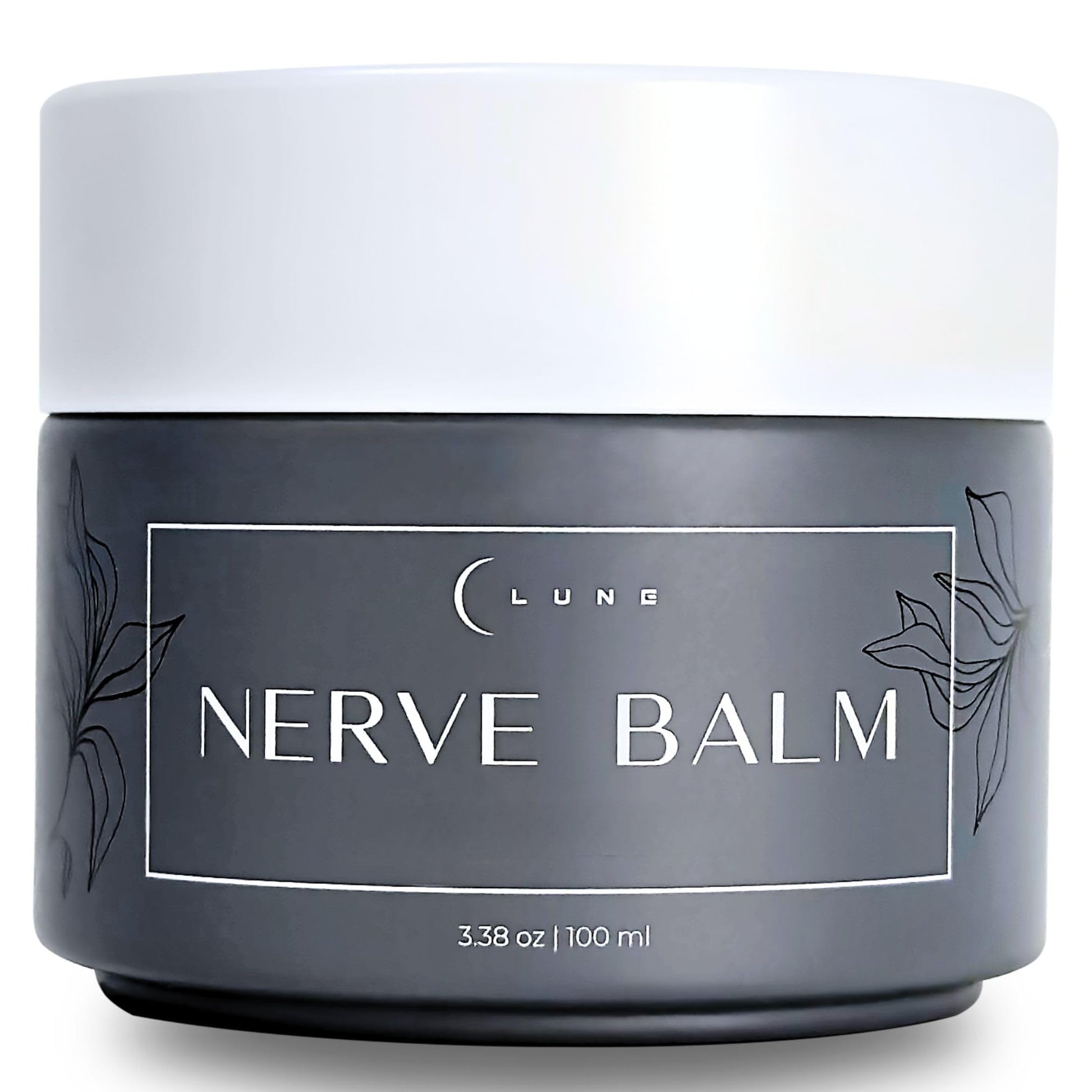 Lune Nerve Balm – Neuropathy Cream for Burning, Tingling & Numbness in Feet & Hands | Natural Nerve Pain Relief Cream with Arnica, Vitamin B6 & Magnesium | 3.4 oz - Maple Wellness Supplements