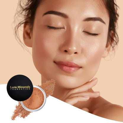 Lure Minerals Bronze warmth All over Face Bronzer (Compare to Bare Minerals) (Warmth) Large 1.oz Jar - Maple Wellness Supplements