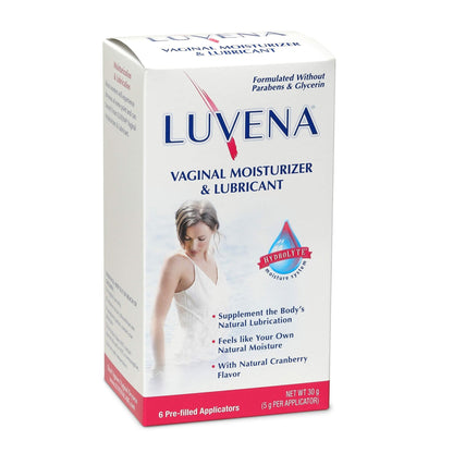 LUVENA Vaginal Moisturizer for Women, Long-Lasting, Intimate Care, Feminine Hydration, Menopause Support, Relieve Dryness & Irritation, Pre-Filled Applicators, pH Balanced, Water-Based, 30g (1 pack) - Maple Wellness Supplements
