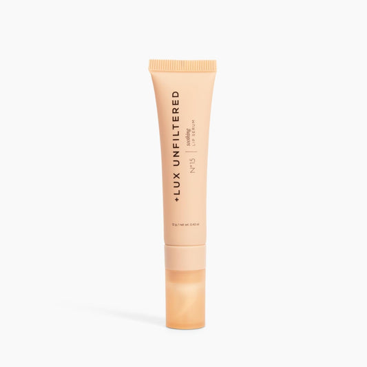 '+ Lux Unfiltered N°15 Cold Plunge Soothing Lip Serum - Hydrating Lip Balm - Hyaluronic Acid, Squalane & Shea Butter - Cooling Touch Applicator - Fragrance Free, Petroleum Free, Vegan - Maple Wellness Supplements