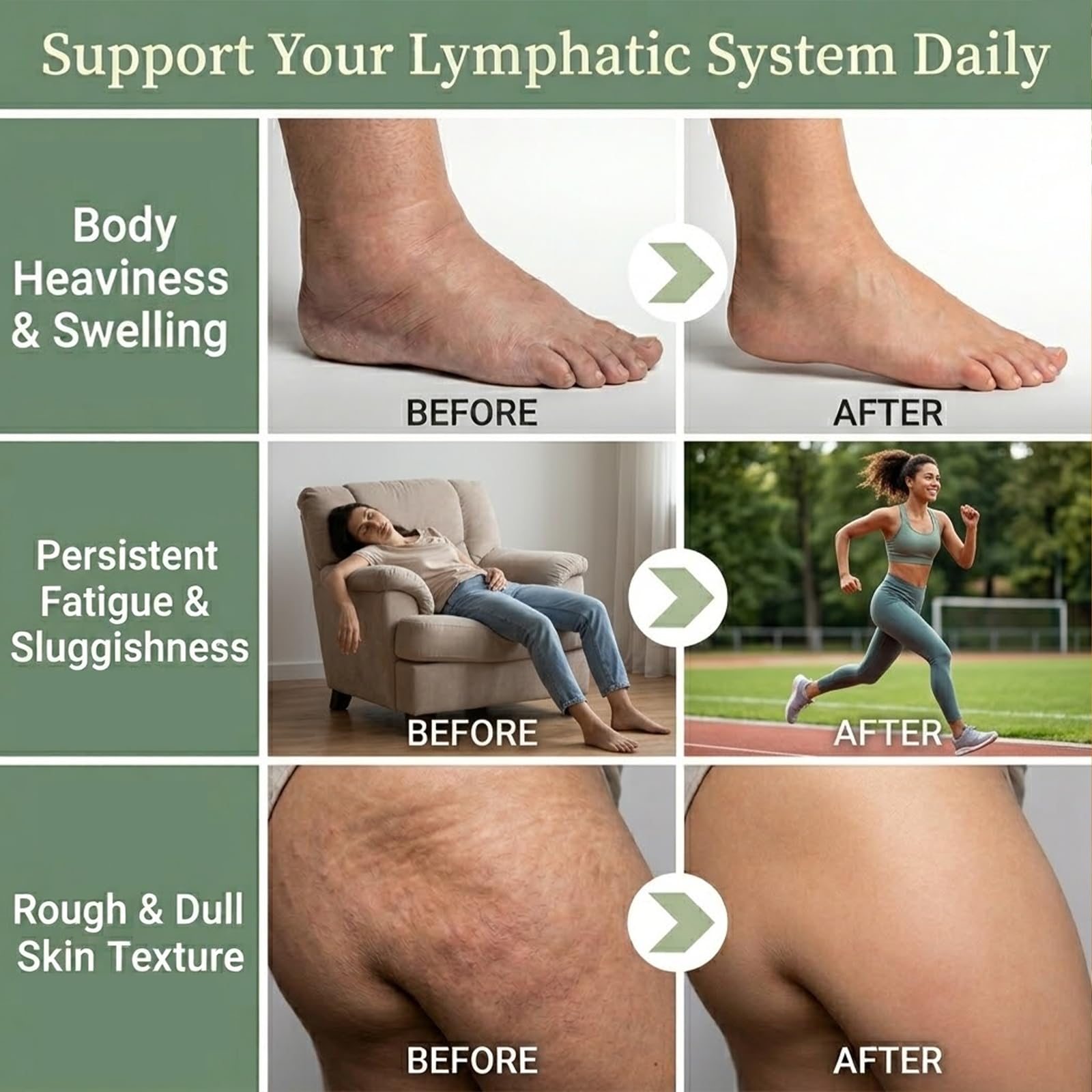 Lymphatic Drainage Capsules - Ease Body Heaviness & Facial Puffiness - Supports Natural Fluid Balance & Metabolism、Joint Discomfort - with Echinacea & Dandelion - 90 Vegan Capsules & Non-GMO - Maple Wellness Supplements
