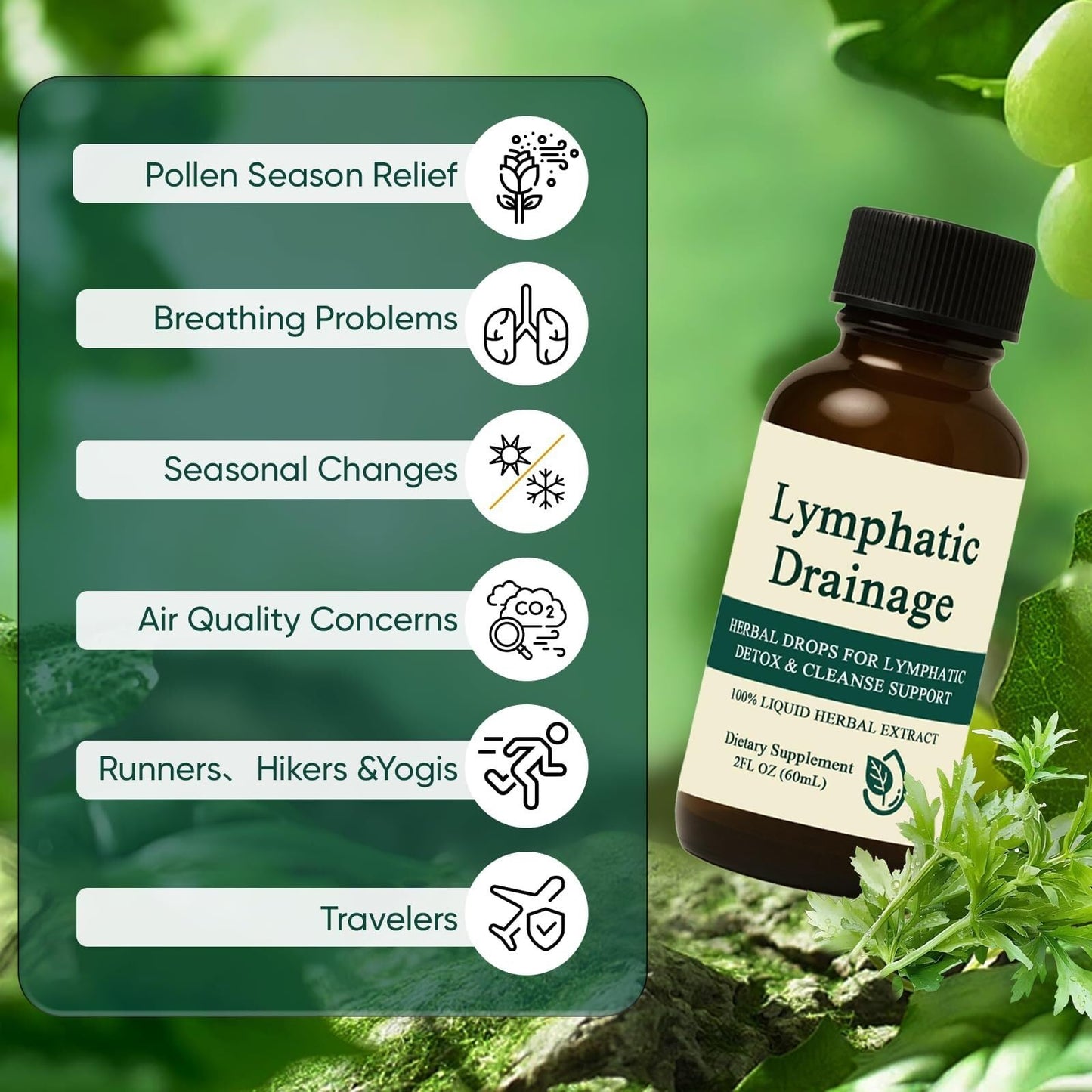 Lymphatic Drainage Drops 2 Fl Oz - Maple Wellness Supplements