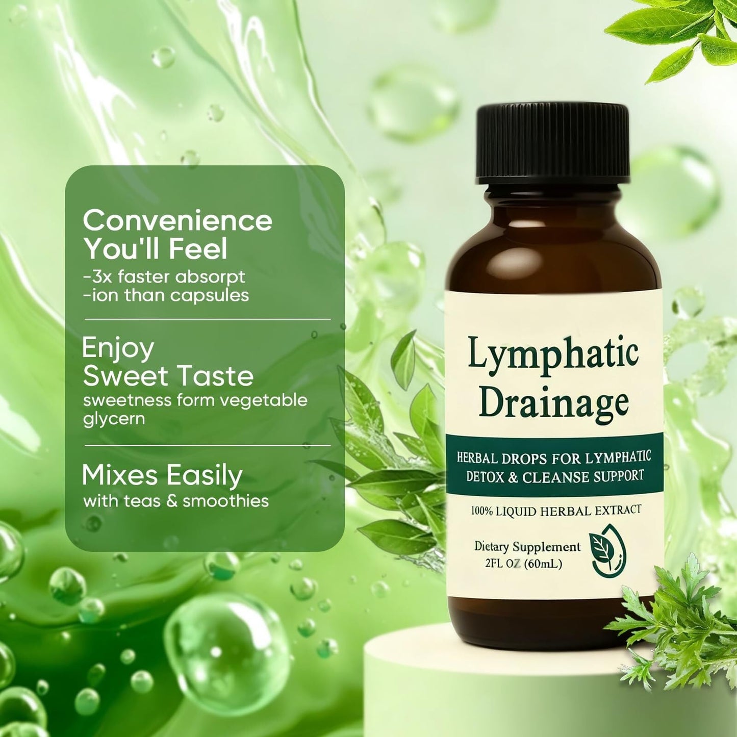 Lymphatic Drainage Drops - Maple Wellness Supplements
