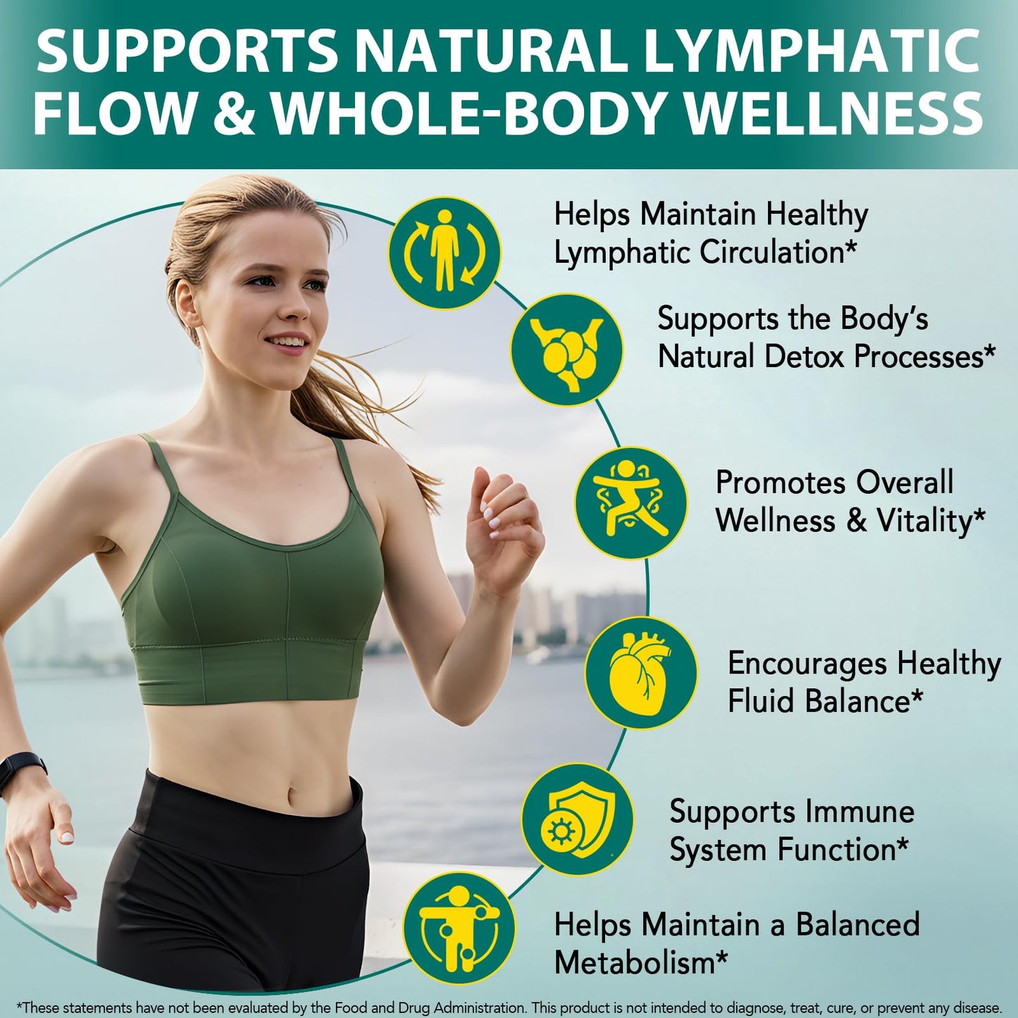 Lymphatic Drainage Supplements, 4275mg Lymph System Support Supplement for Women & Men, Daily Wellness Support, 21-in-1 Herbal Blend with Echinacea, Dandelion, Burdock, Turmeric & More, 240 Softgels - Maple Wellness Supplements