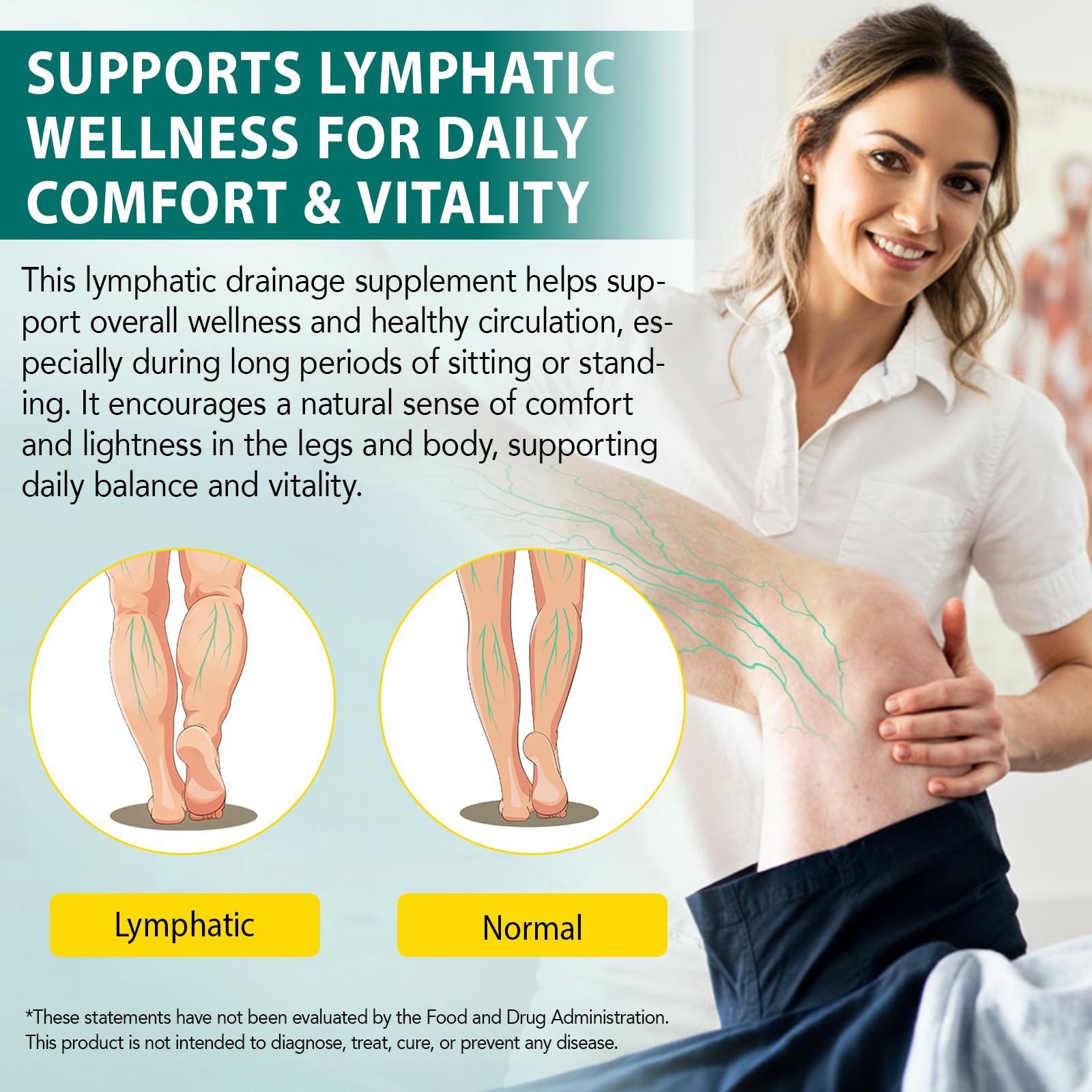 Lymphatic Drainage Supplements, 4275mg Lymph System Support Supplement for Women & Men, Daily Wellness Support, 21-in-1 Herbal Blend with Echinacea, Dandelion, Burdock, Turmeric & More, 240 Softgels - Maple Wellness Supplements