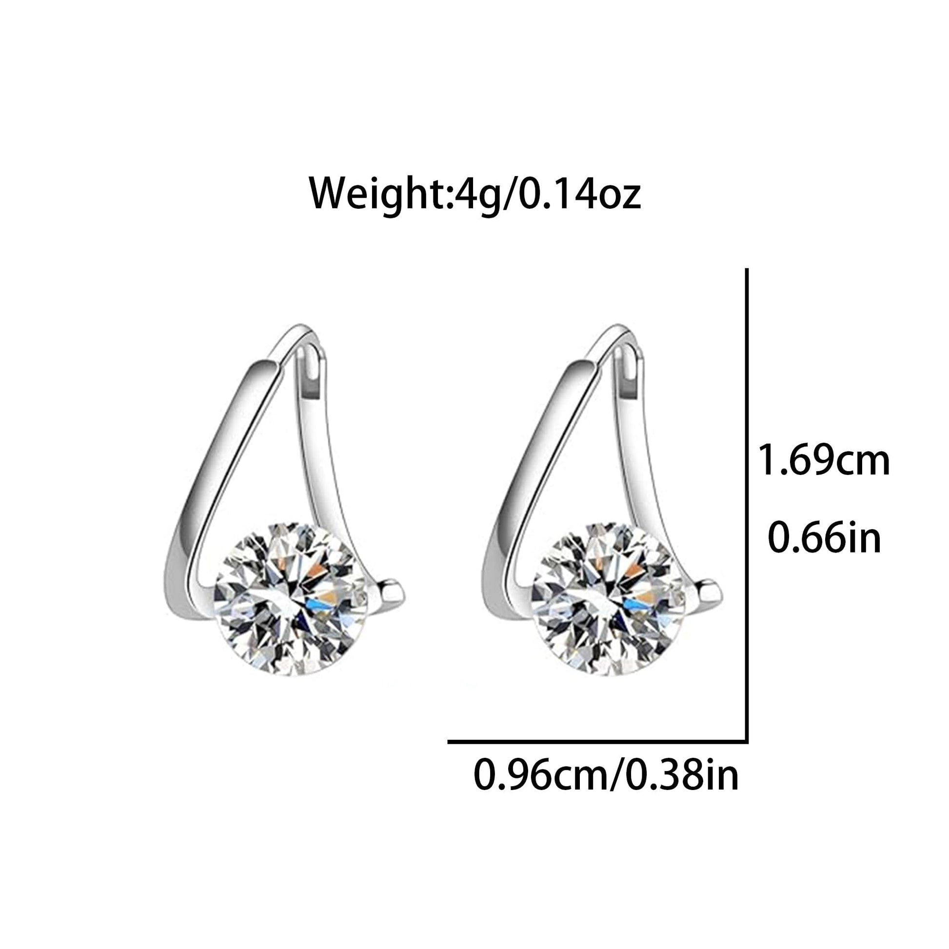 Lymphatic Germanium Earrings Lymphatic Drainage Earrings Atheniz Lymphatic Earrings Cubic Zirconia Earring Lymphatic Hoop Earrings for Women (gold+silver) - Maple Wellness Supplements