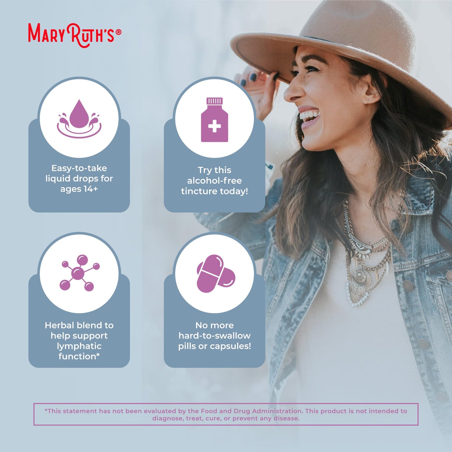 Lymphatic Support Drops by MaryRuth's | USDA Organic Lymphatic Cleanse Immune Support Supplement| Lymphatic Support with Echinacea & Elderberry | Blue Vervain | Vegan | Non-GMO | 30 Servings - Maple Wellness Supplements