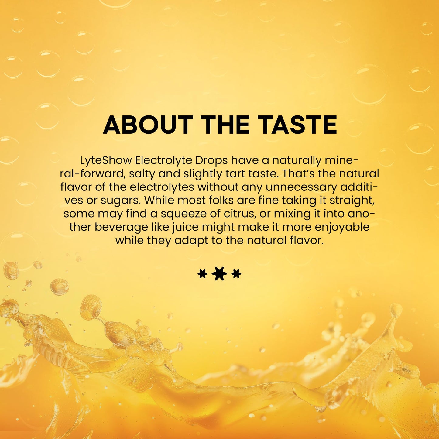 LyteShow - Electrolyte Drops for Rapid Rehydration + Digestion + Brain + Energy + Immunity - Maple Wellness Supplements