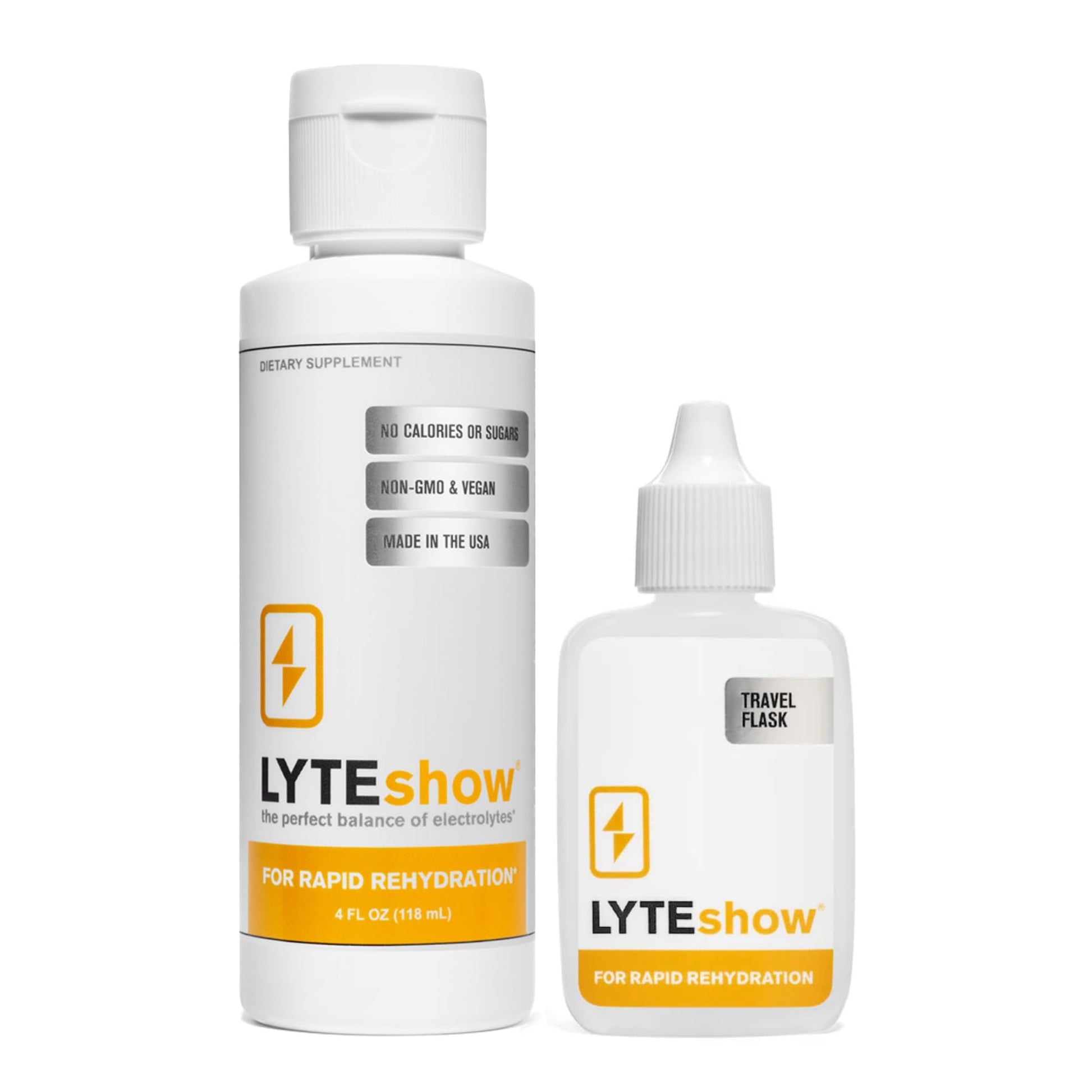 LyteShow - Electrolyte Drops for Rapid Rehydration + Digestion + Brain + Energy + Immunity - Maple Wellness Supplements