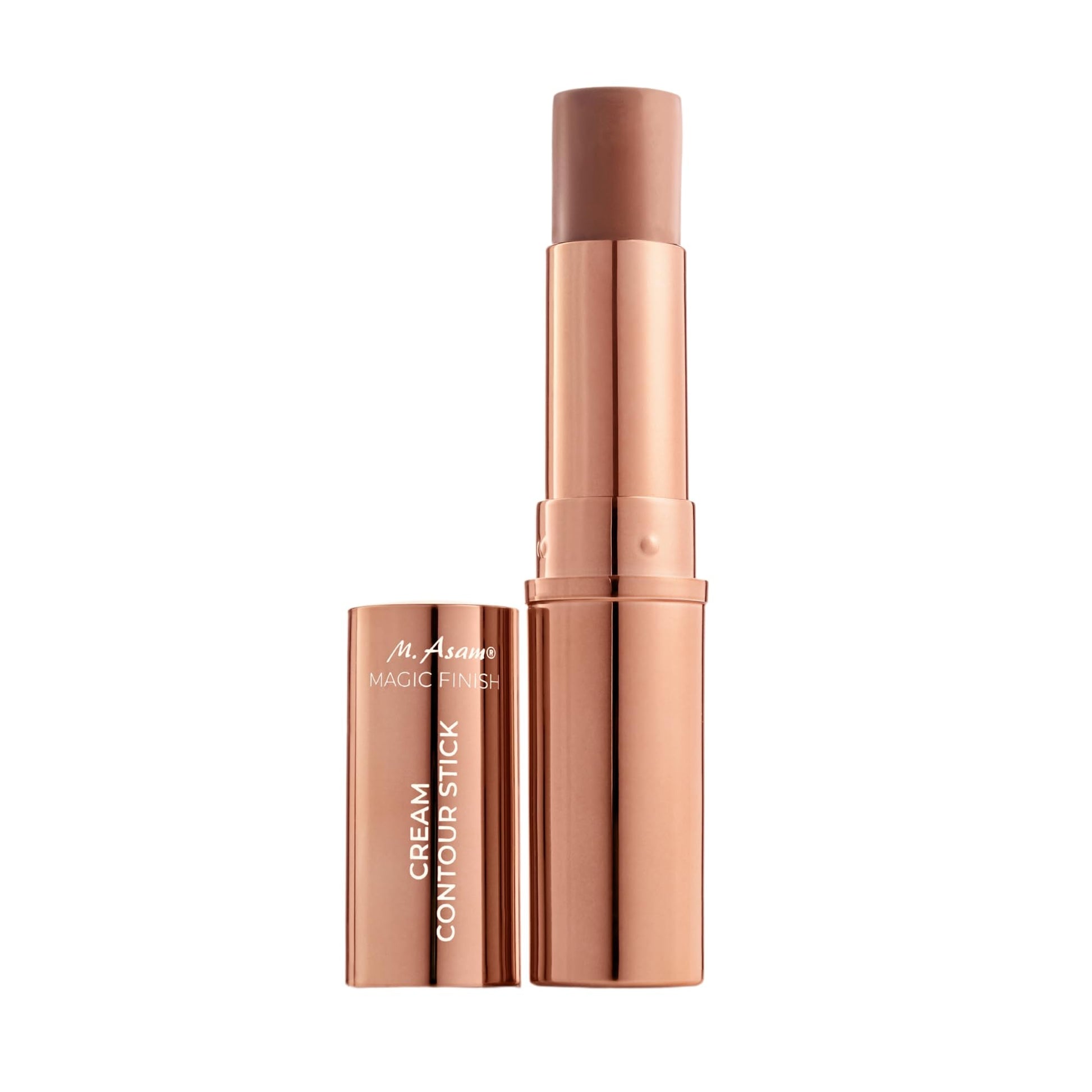 M. Asam MAGIC FINISH Cream Contour Stick medium-dark (0.28 Oz)- creamy contour stick for a defined face shape, creates optical shadows, bronzer stick with moisturizing hyaluronic acid, vegan - Maple Wellness Supplements
