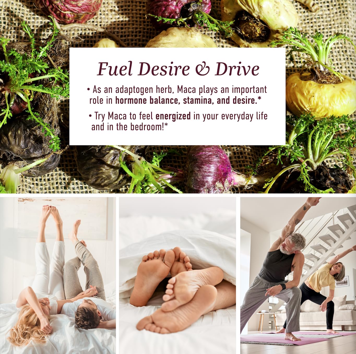 Maca Root Gummies with Natural Peach Flavor | Drive, Performance & Energy Support | Hormone Balance for Women and Men | Herbal Supplements 200MG Extra Strength | Vegetarian, Non-GMO | 60 Gummies - Maple Wellness Supplements