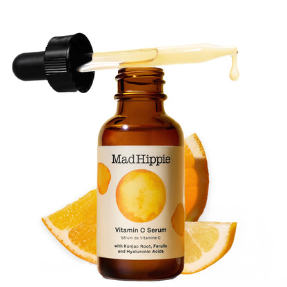 Mad Hippie Vitamin C Serum for Face – Hyaluronic Acid, Ferulic Acid & Vitamin E, Anti-Aging - Maple Wellness Supplements