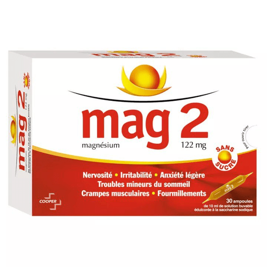 Mag 2 Magnesium Pidolate 30 Drinkable Phials - Maple Wellness Supplements