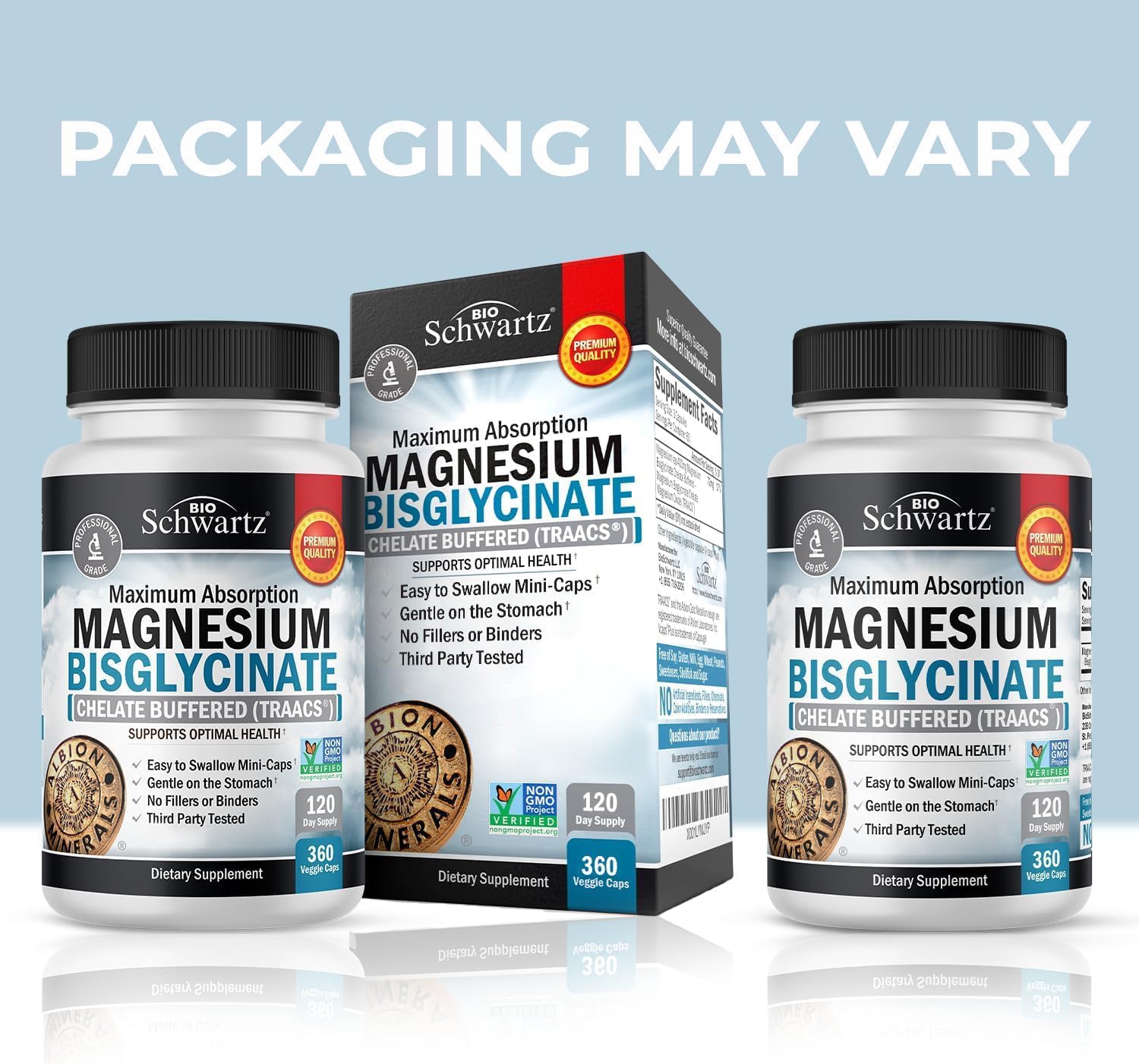 Magnesium Bisglycinate Chelated Supplement - High Absorption Magnesium Glycinate Supplement for Women and Men - Sleep, Muscle, Bone & Joint Support - Maple Wellness Supplements