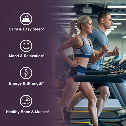 Magnesium Complex 700mg 12 in 1 Magnesium Supplement with Glycinate, Citrate, Malate | Sleep, Calm, Muscle Relaxation, Heart Health Support | Vegan 120 Capsules - Maple Wellness Supplements
