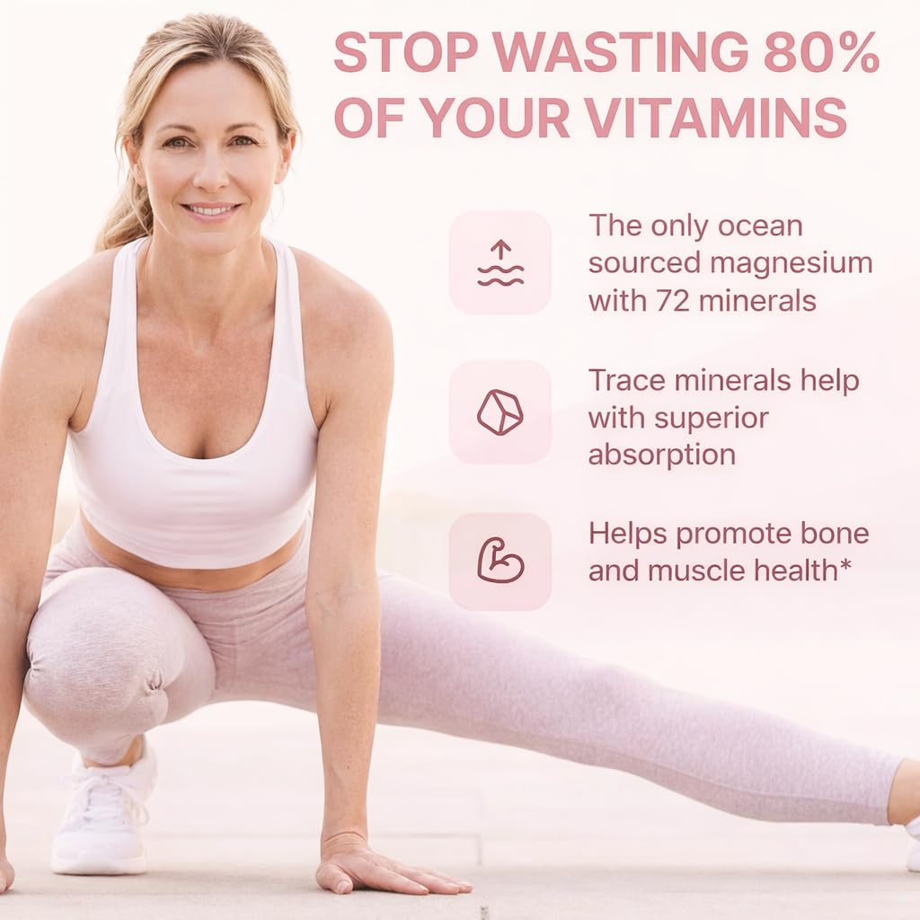 Magnesium Complex for Women – Spectrum 5-Form Magnesium Complex (500 mg), High Absorption Glycinate, Citrate, Oxide & Malate – Vegan, Non-GMO Supports Sleep, Energy, Hormone & Bone – 60 Capsules - Maple Wellness Supplements