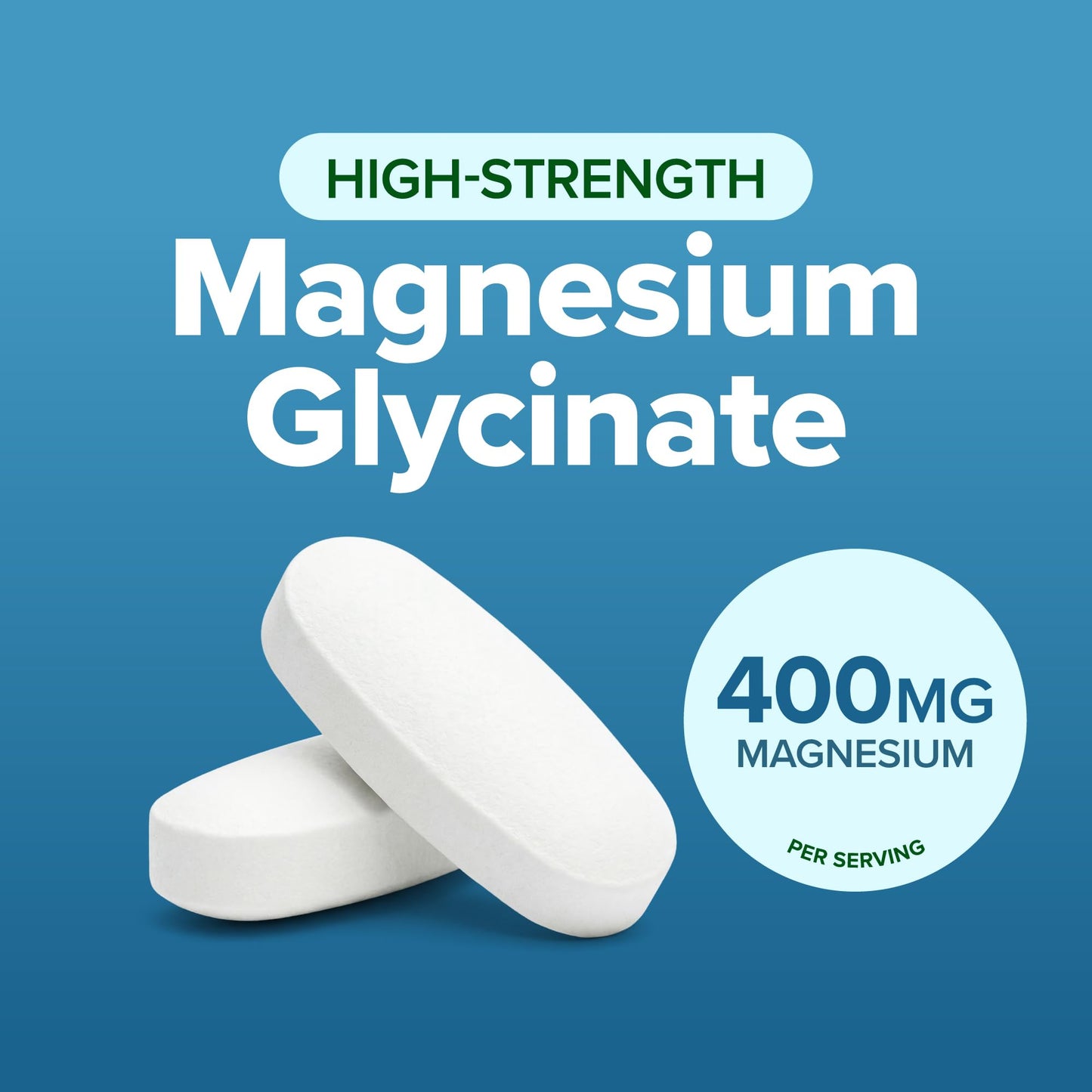 Magnesium Glycinate 400mg | 4+ Month Supply | Sleep, Relaxation & Muscle Support | High Absorption Chelated Magnesium Supplement for Women & Men - Maple Wellness Supplements