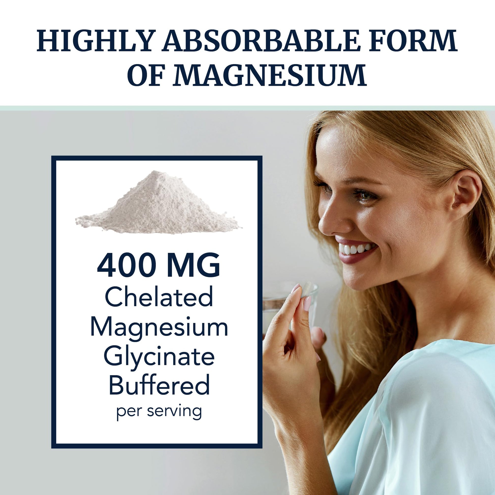 Magnesium Glycinate 400mg | High Absorption Formula for Sleep, Calm, Muscle Relaxation, Heart, Bone & Nerve Support for Women & Men | Chelated Magnesium Glycinate Supplement | 120 Ct (2 Month Supply) - Maple Wellness Supplements