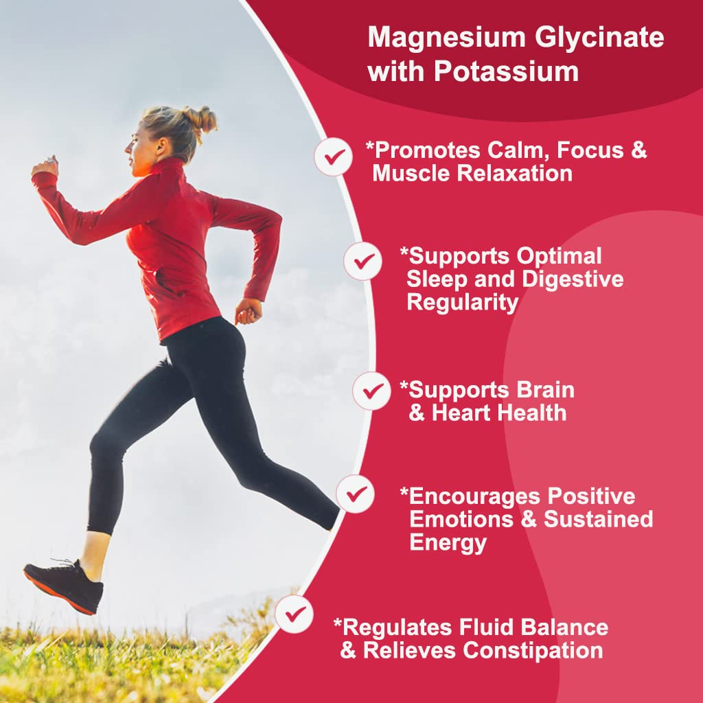 Magnesium Glycinate Gummies 400 mg with 100 mg Composite magnesium - Chelated Magnesium Potassium Supplement with Vitamin D, B6 Supports Calm, Sleep, Memory & Muscle Cramps,Sugar Free - 120 Gummies - Maple Wellness Supplements