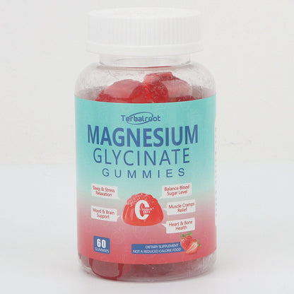 Magnesium Glycinate Gummies 400mg, Sleep & Relaxation Support, Sugar Free Vegan Magnesium Gummies for Adults Magnesium Supplements for Muscle Cramps, Stress Relief, Calm Mood,High Absorption, 60 Count - Maple Wellness Supplements