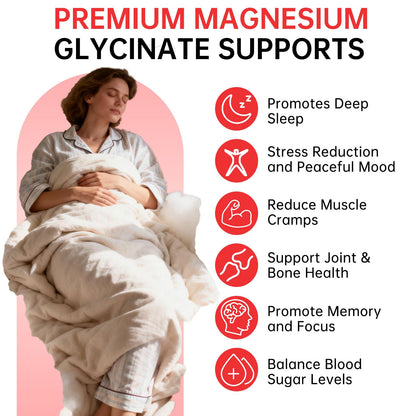 Magnesium Glycinate Gummies 500mg – Sugar Free Magnesium Gummies with L-Theanine - Sleep, Calm, Stress Relief for Adults & Kids 4+ - Maple Wellness Supplements