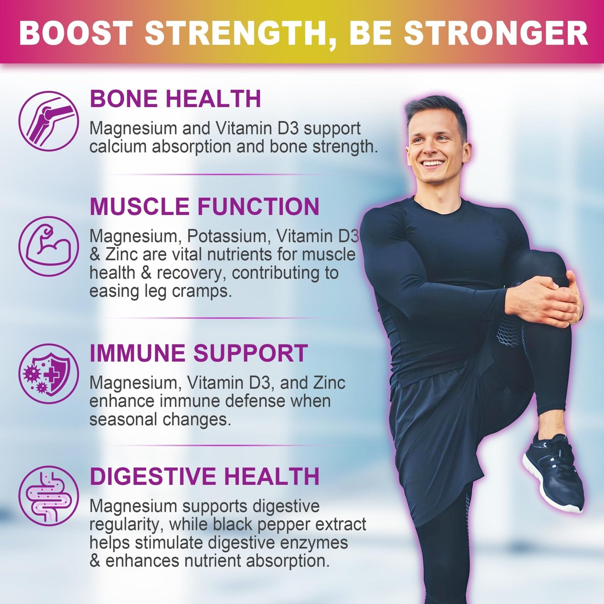 Magnesium Gummies 400mg | 5-in-1 Magnesium Complex for Women & Men: Mag Glycinate, Citrate, Malate, Chloride & Taurate | w/Ashwagandha, D3 & Zinc for Relaxtion, - Maple Wellness Supplements