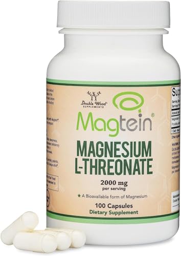 Magnesium L Threonate Capsules (Magtein) – High Absorption Supplement – Bioavailable - Maple Wellness Supplements