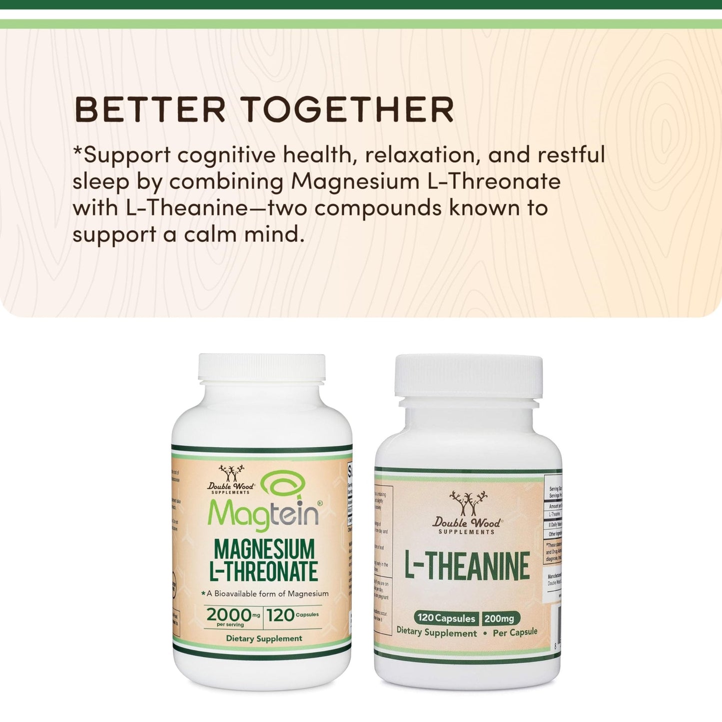 Magnesium L Threonate, Magtein - NSF Certified - Sleep and Cognitive Support – High Absorption - Maple Wellness Supplements