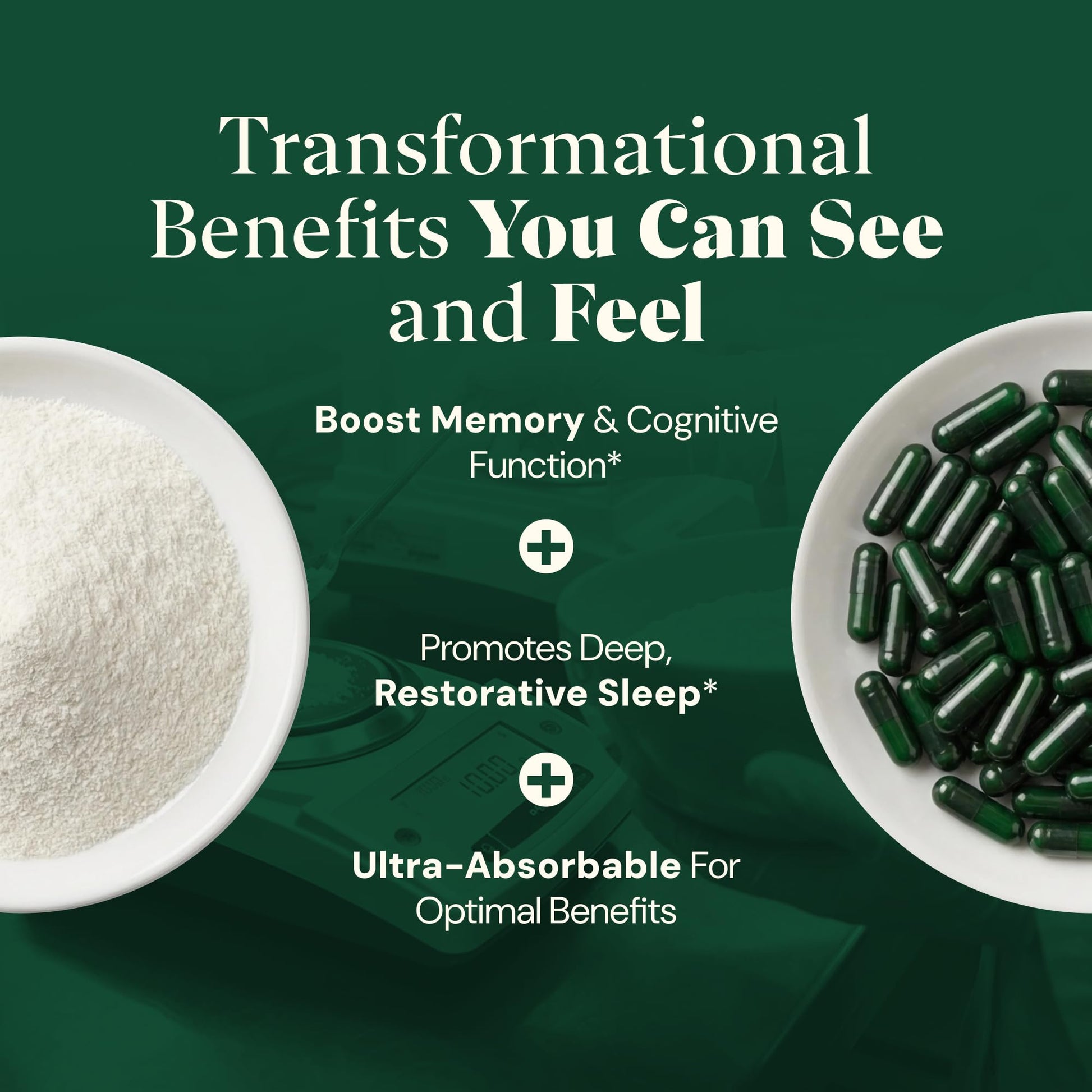 Magnesium L-Threonate with Apigenin, Valerian Root & L-Theanine – No Melatonin Restful Sleep & Brain Supplement – Clinically Studied 7-Ingredient Formula - Maple Wellness Supplements