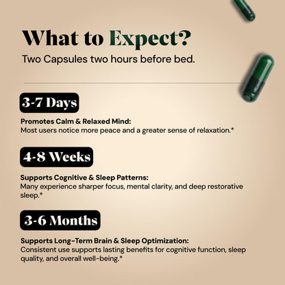 Magnesium L-Threonate with Apigenin, Valerian Root & L-Theanine – No Melatonin Restful Sleep & Brain Supplement – Clinically Studied 7-Ingredient Formula - Maple Wellness Supplements