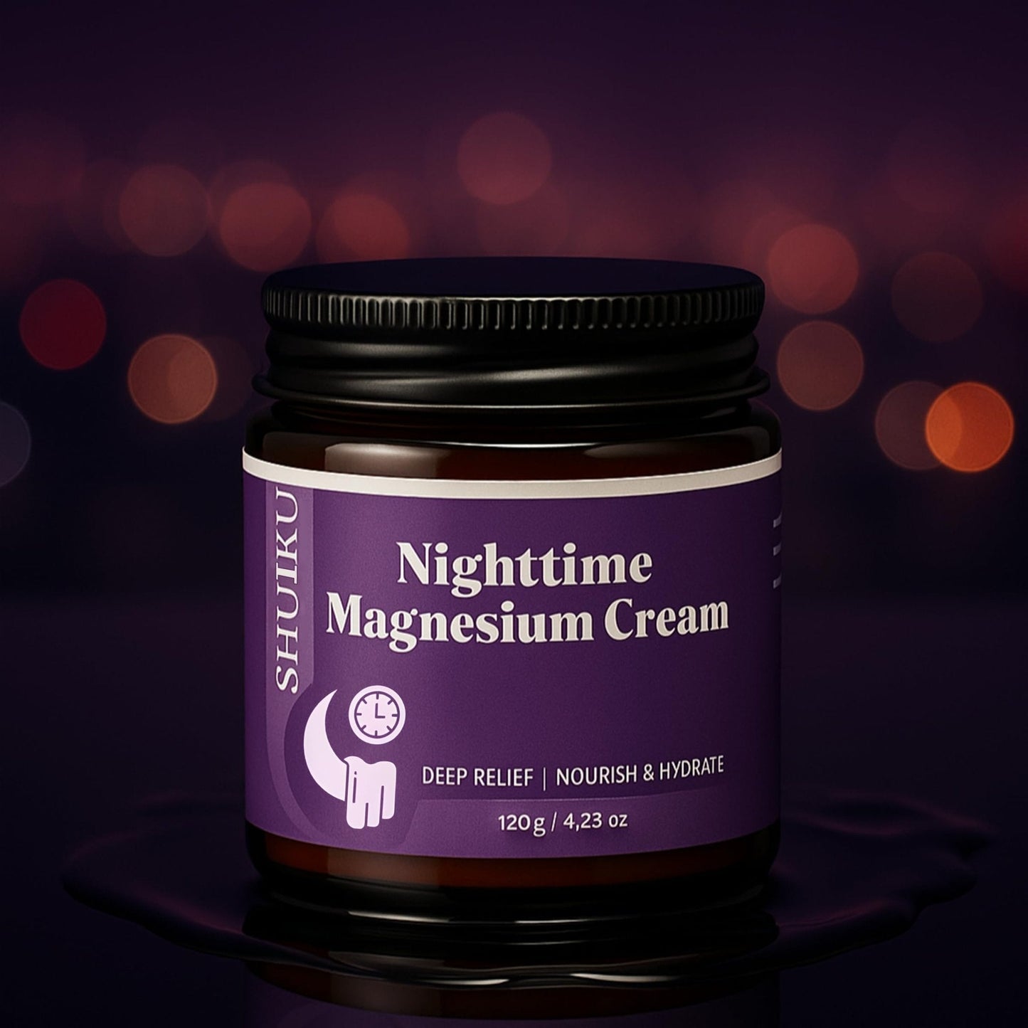 Magnesium Lotion for Sleep & Calm, Topical Magnesium Cream for Relaxation, Nightly Calm, Better Sleep, and for Leg Cramps & Pain - Maple Wellness Supplements