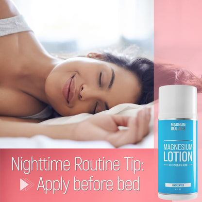 Magnesium Lotion with Shea Butter – Apply to Legs – Alternative to Topical Magnesium Cream - Maple Wellness Supplements