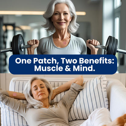 Magnesium Patches for Men and Women - Sleep Support & Relaxation, Muscle Recovery, Nerve Function - USA Made - 30 Premium Fast-Acting, Slow-Release Patches - Live To Shine - Maple Wellness Supplements