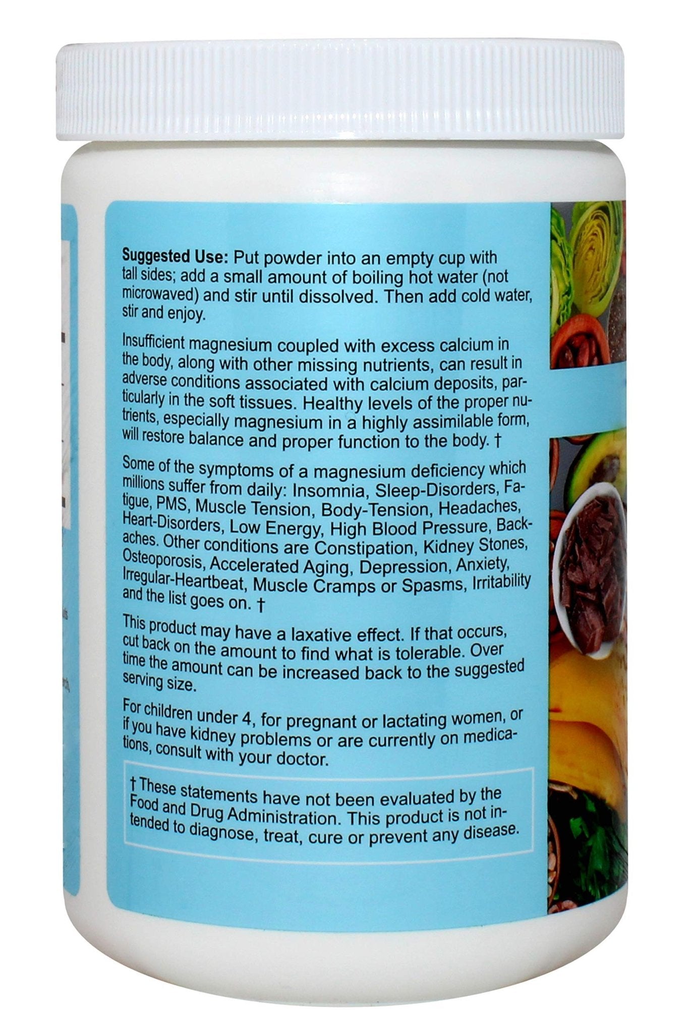 Magnesium Supreme (Original Plain Unflavored) Better Sleep, Relaxation Natural Magnesium Supplement, Non-GMO, Gluten Free, Vegan Formula. 12oz 75 Servings - Maple Wellness Supplements
