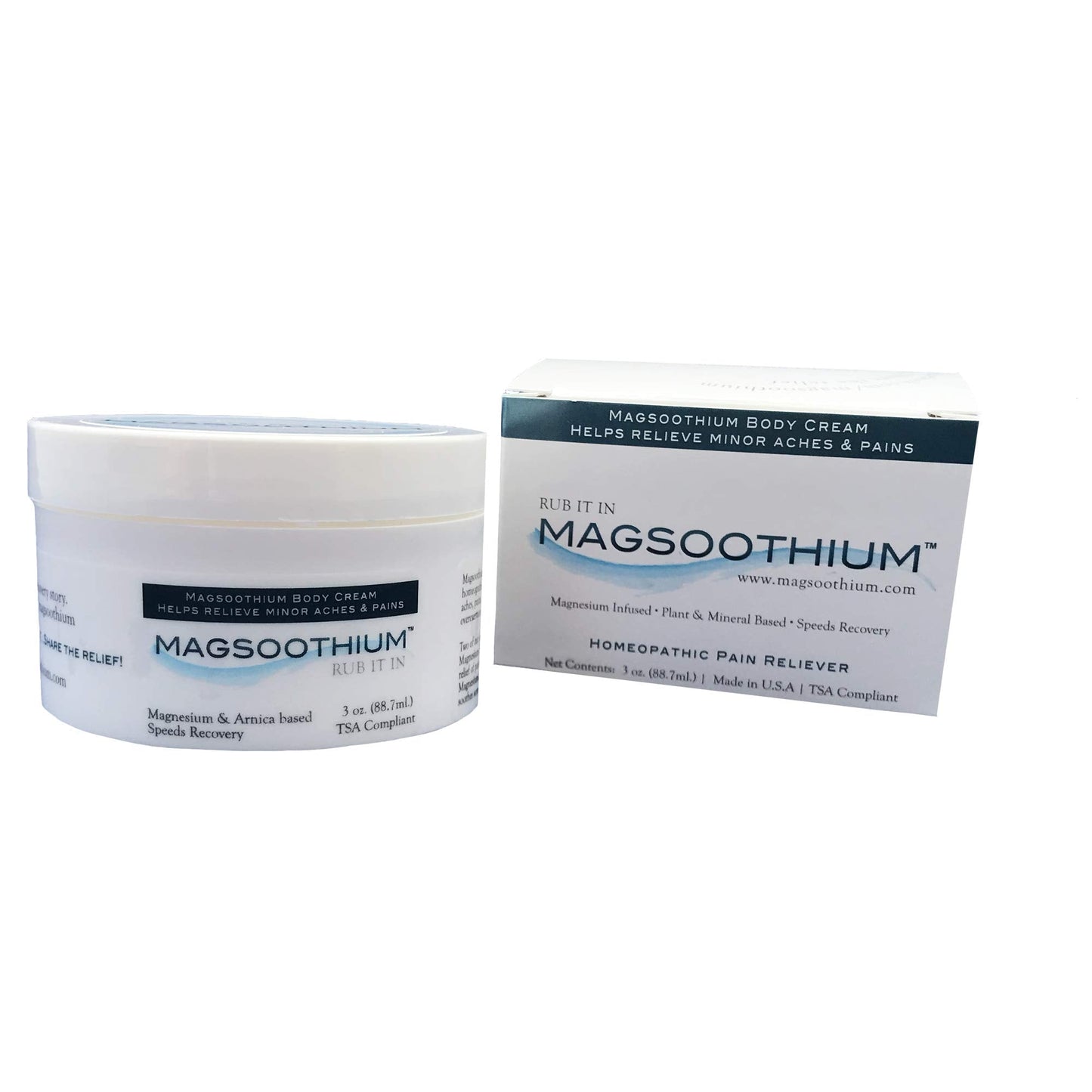 Magsoothium Original Recovery Balm- Magnesium Sulfate/Arnica Recovery Balm - Maple Wellness Supplements