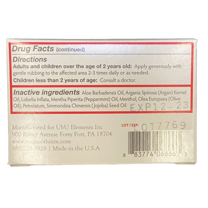 Magsoothium Original Recovery Balm- Magnesium Sulfate/Arnica Recovery Balm - Maple Wellness Supplements