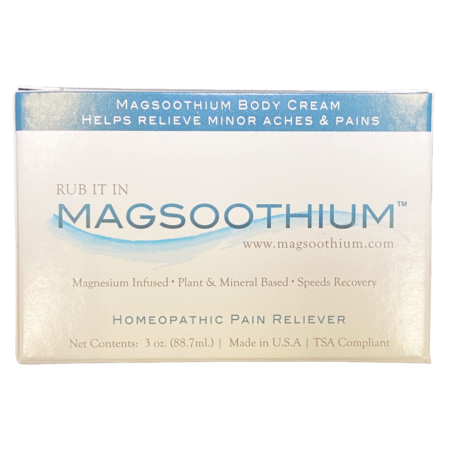 Magsoothium Original Recovery Balm- Magnesium Sulfate/Arnica Recovery Balm - Maple Wellness Supplements
