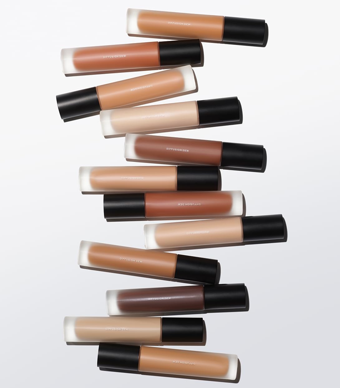 MAKE Beauty Diffusion Dew Skin Tint. Sheer to Medium Coverage Radiant Finish. Blurring, Smoothing, and Brightening for Glowing Complexion. Enhanced with Niacinamide and Adenosine. Tan 06 - Maple Wellness Supplements