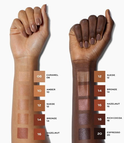 MAKE Beauty Diffusion Dew Skin Tint. Sheer to Medium Coverage Radiant Finish. Blurring, Smoothing, and Brightening for Glowing Complexion. Enhanced with Niacinamide and Adenosine. Tan 06 - Maple Wellness Supplements