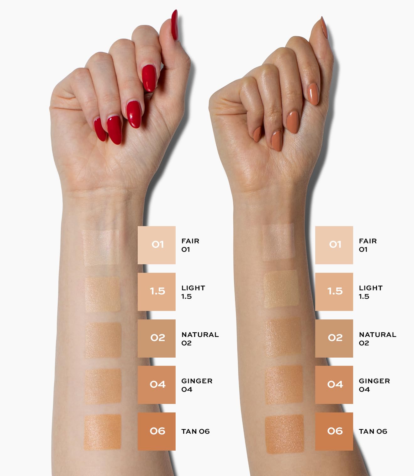 MAKE Beauty Diffusion Dew Skin Tint. Sheer to Medium Coverage Radiant Finish. Blurring, Smoothing, and Brightening for Glowing Complexion. Enhanced with Niacinamide and Adenosine. Tan 06 - Maple Wellness Supplements