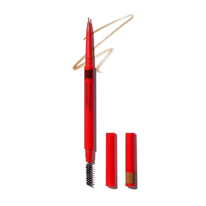MAKE Beauty Nano Brow, Micro Eyebrow Pencil. Long-Lasting Smudgeproof Eye Brow Makeup for Hairlike Lines. Precision Liner for Natural-Looking Eyebrows - Shade, Warm Taupe - Maple Wellness Supplements