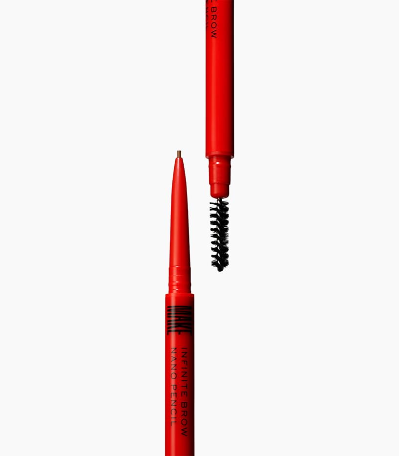 MAKE Beauty Nano Brow, Micro Eyebrow Pencil. Long-Lasting Smudgeproof Eye Brow Makeup for Hairlike Lines. Precision Liner for Natural-Looking Eyebrows - Shade, Warm Taupe - Maple Wellness Supplements