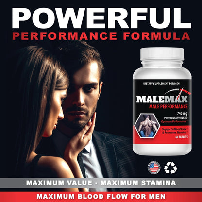 Male Enlargement Pills- Amplify Male Size- Boost Up to 3 Inches Fast- Extend in Length - Maple Wellness Supplements
