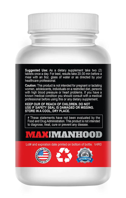 Male Enlargement Pills- Amplify Male Size- Boost Up to 3 Inches Fast- Extend in Length - Maple Wellness Supplements