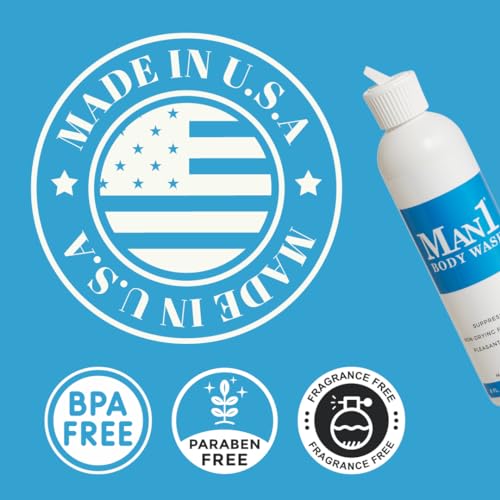 Man1 Body Wash, Anti-Odor Intimate Penile Cleanser For Down There Care, Hydrates - Maple Wellness Supplements